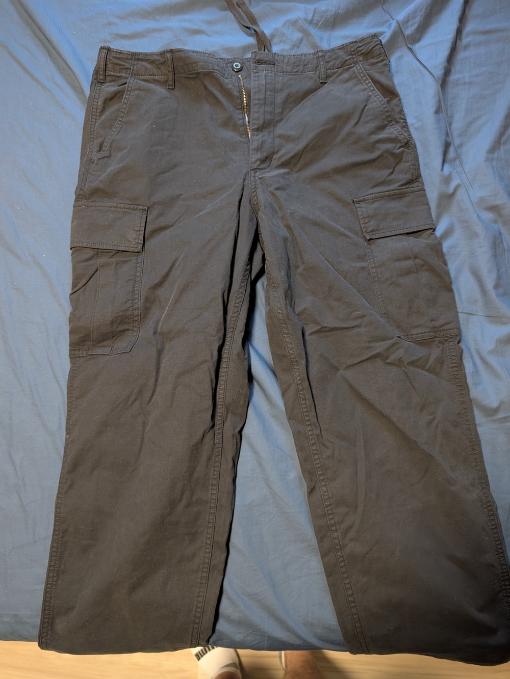 Uniqlo Men's Cargo Pants - Black LG NWT